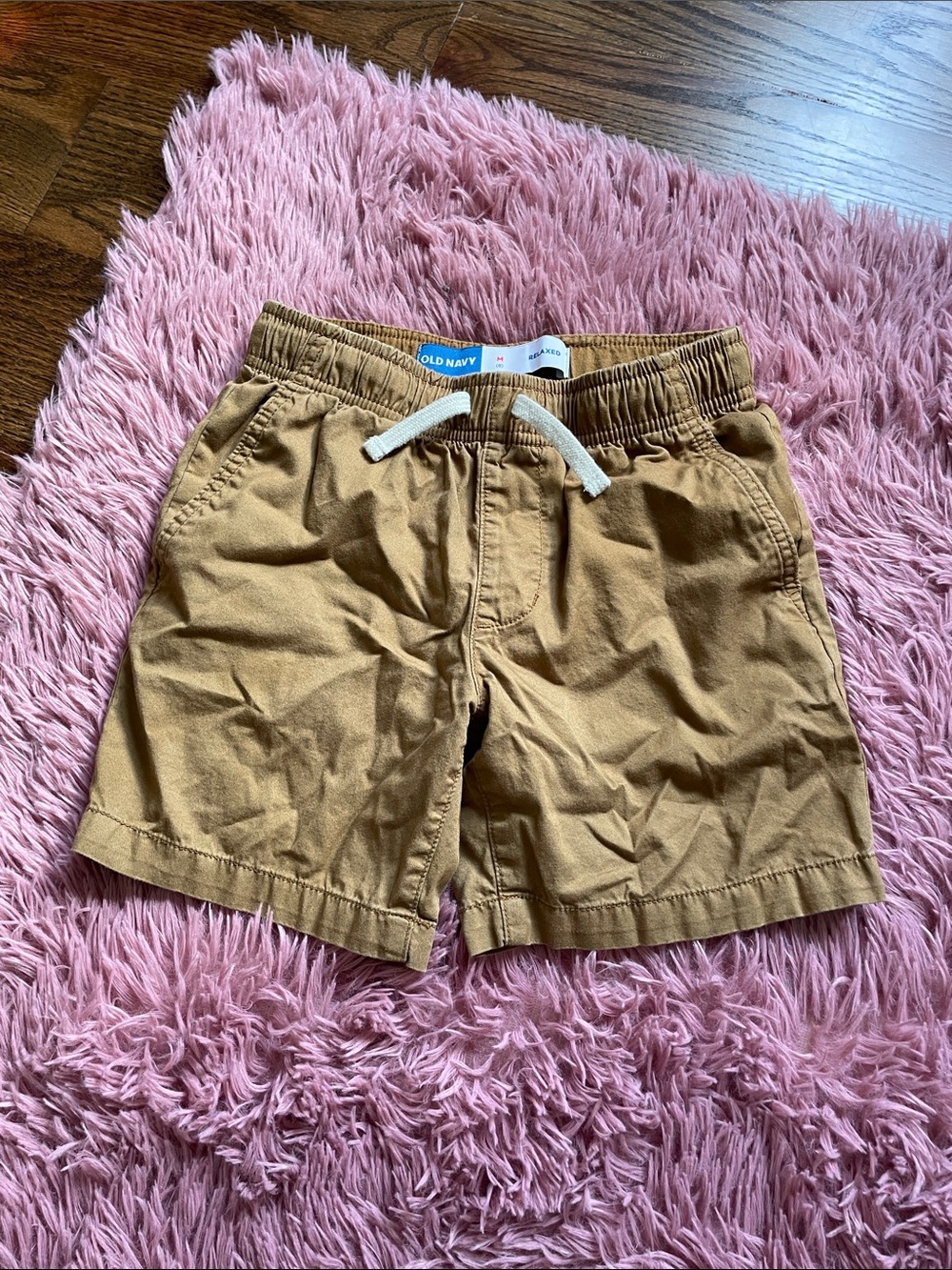 Old Navy Boys' Drawstring Shorts in Tan
